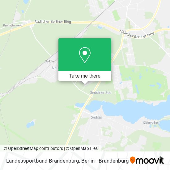 Landessportbund Brandenburg map