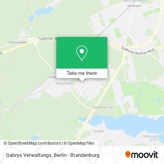 Gabrys Verwaltungs map