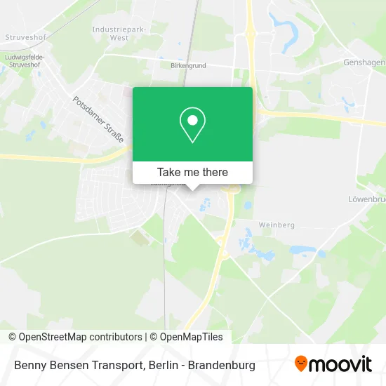 Benny Bensen Transport map