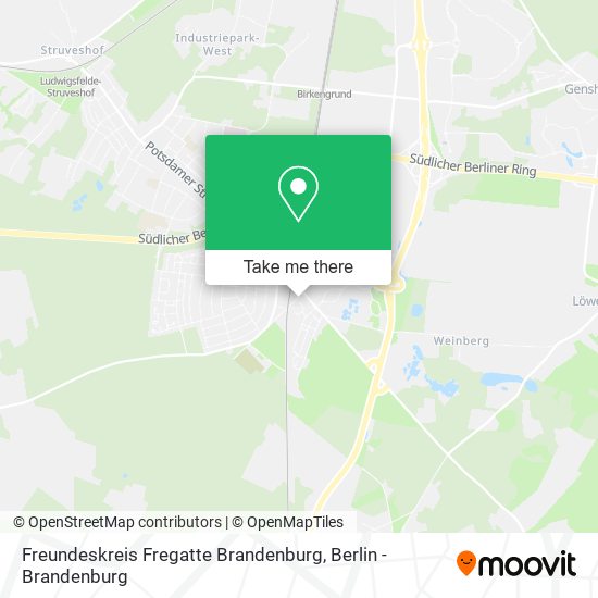 Freundeskreis Fregatte Brandenburg map