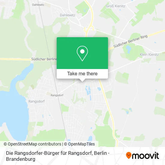 Карта Die Rangsdorfer-Bürger für Rangsdorf