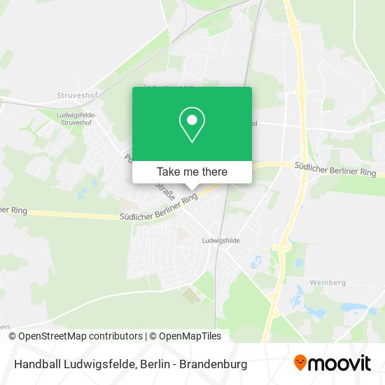 Handball Ludwigsfelde map
