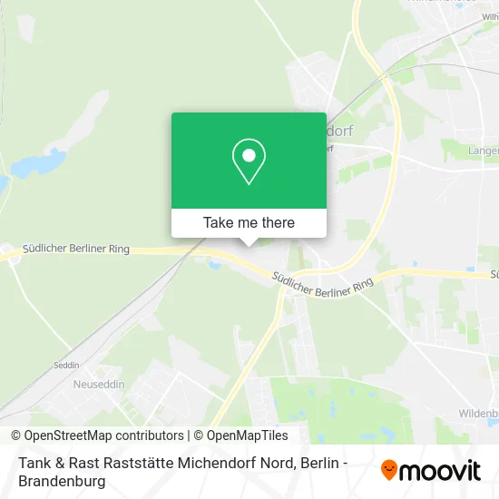 Карта Tank & Rast Raststätte Michendorf Nord