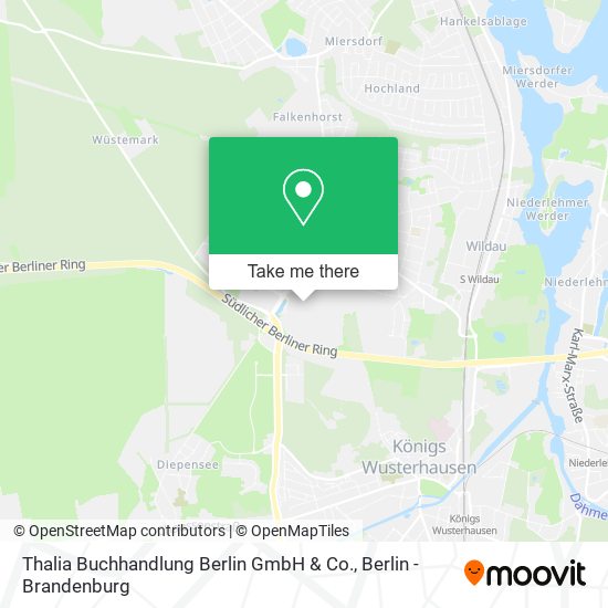 Thalia Buchhandlung Berlin GmbH & Co. map