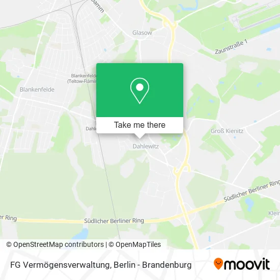 Карта FG Vermögensverwaltung