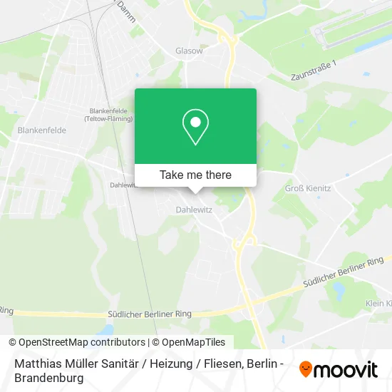 Карта Matthias Müller Sanitär / Heizung / Fliesen