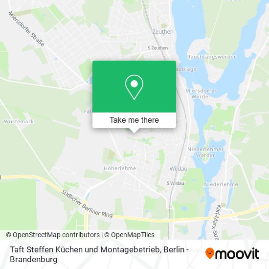 Карта Taft Steffen Küchen und Montagebetrieb