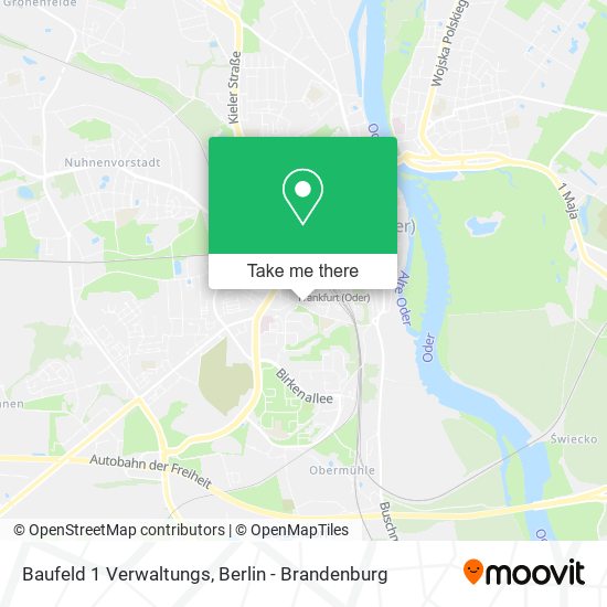 Baufeld 1 Verwaltungs map