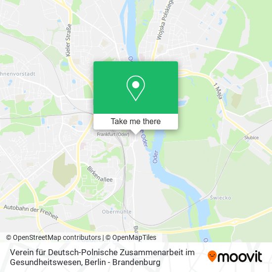 Карта Verein für Deutsch-Polnische Zusammenarbeit im Gesundheitswesen