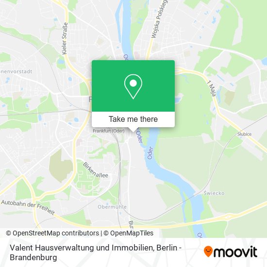 Карта Valent Hausverwaltung und Immobilien