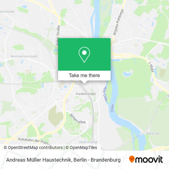 Andreas Müller Haustechnik map