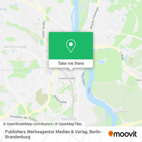 Publishers Werbeagentur Medien & Verlag map