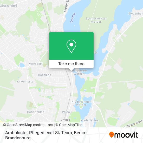 Ambulanter Pflegedienst Sk Team map