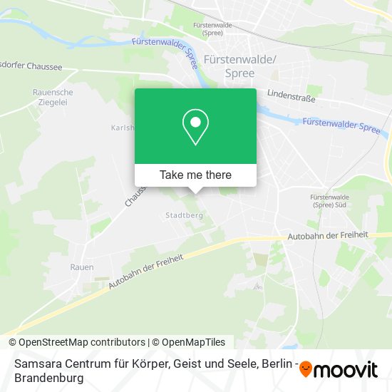 Samsara Centrum für Körper, Geist und Seele map