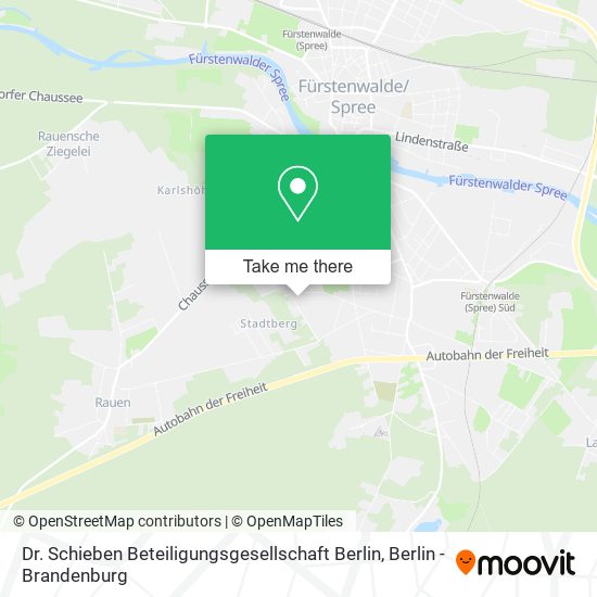 Dr. Schieben Beteiligungsgesellschaft Berlin map