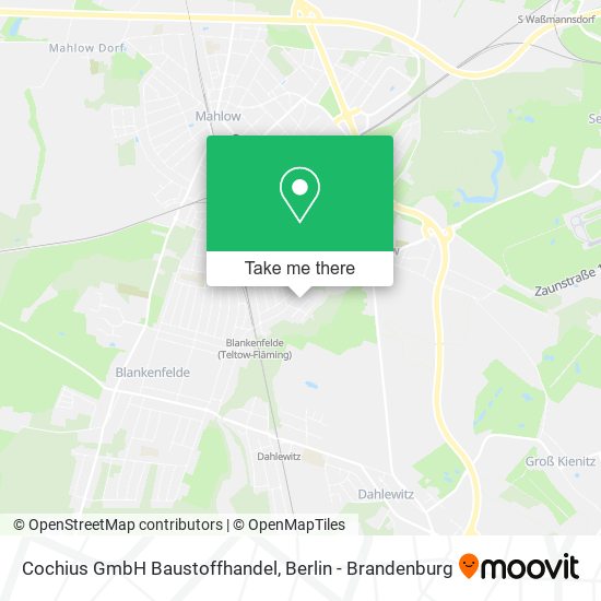 Cochius GmbH Baustoffhandel map