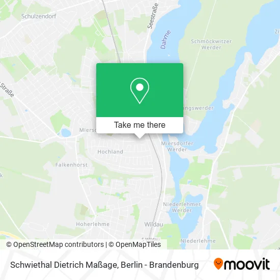 Карта Schwiethal Dietrich Maßage