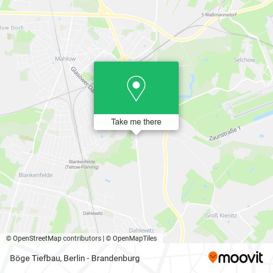 Böge Tiefbau map