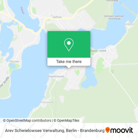 Карта Arev Schwielowsee Verwaltung
