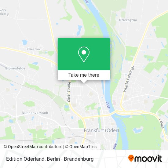 Edition Oderland map