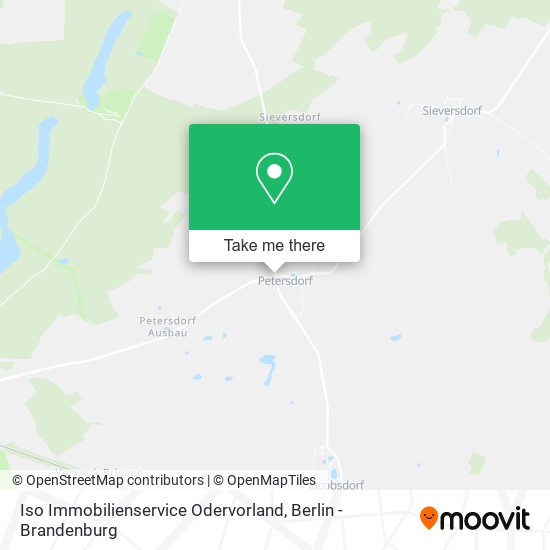 Карта Iso Immobilienservice Odervorland
