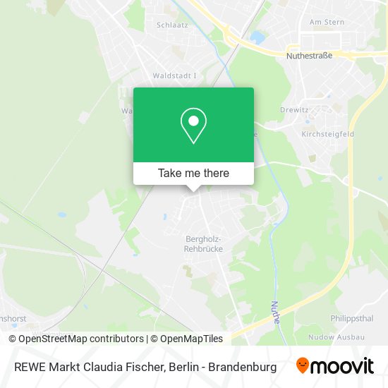 REWE Markt Claudia Fischer map