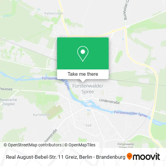 Карта Real August-Bebel-Str. 11 Greiz