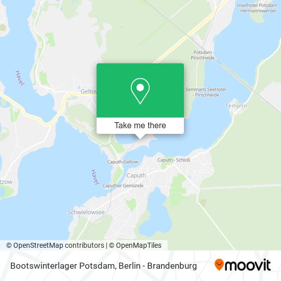 Bootswinterlager Potsdam map