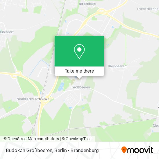 Budokan Großbeeren map