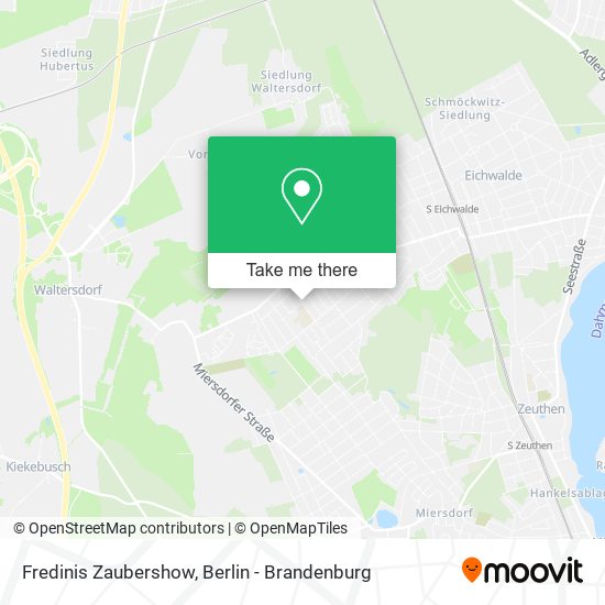 Fredinis Zaubershow map