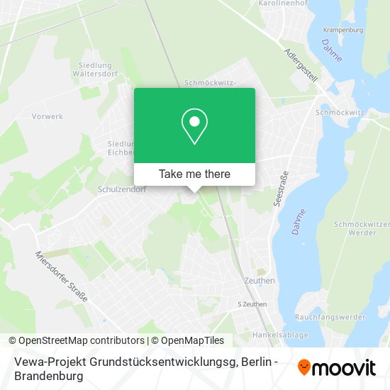Vewa-Projekt Grundstücksentwicklungsg map