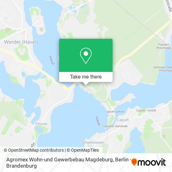 Карта Agromex Wohn-und Gewerbebau Magdeburg