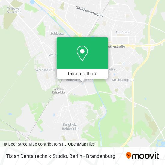 Tizian Dentaltechnik Studio map