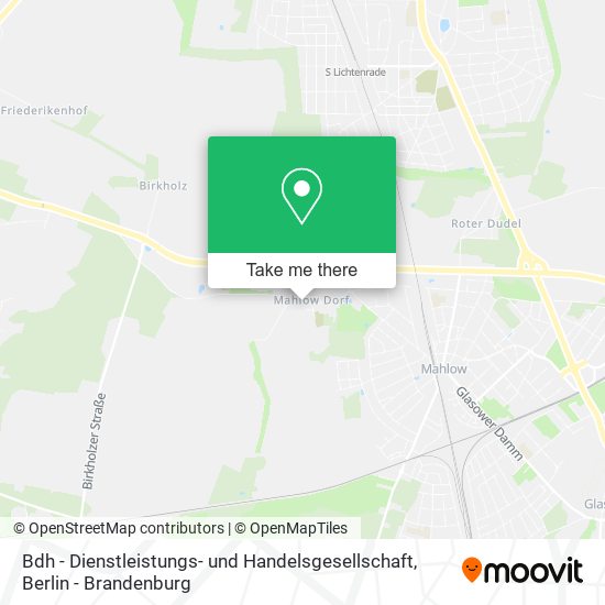 Bdh - Dienstleistungs- und Handelsgesellschaft map