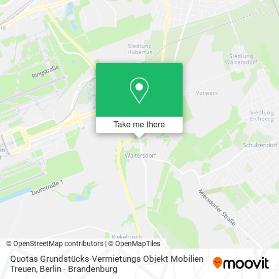 Quotas Grundstücks-Vermietungs Objekt Mobilien Treuen map