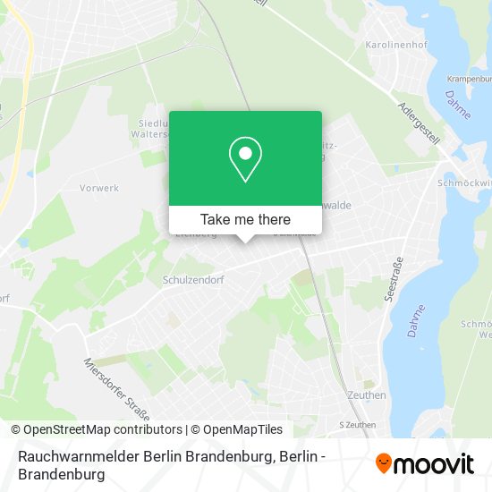 Rauchwarnmelder Berlin Brandenburg map