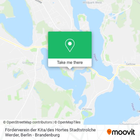 Карта Förderverein der Kita / des Hortes Stadtstrolche Werder
