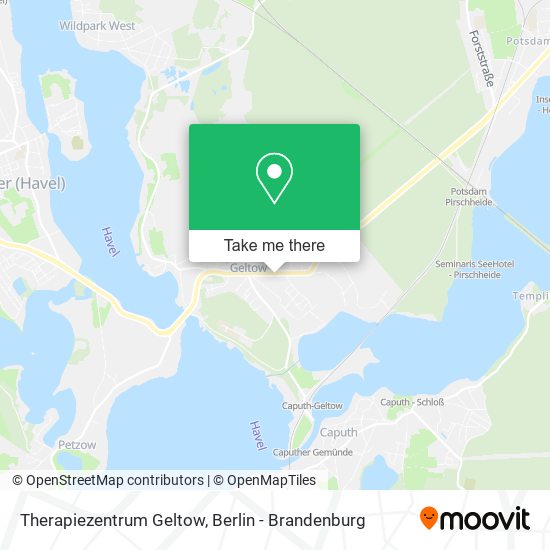 Therapiezentrum Geltow map
