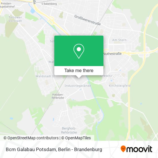 Bcm Galabau Potsdam map