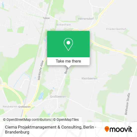 Карта Ciema Projektmanagement & Consulting