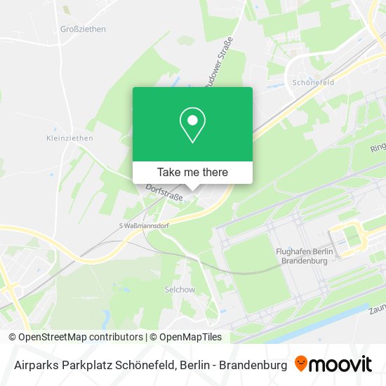 Карта Airparks Parkplatz Schönefeld