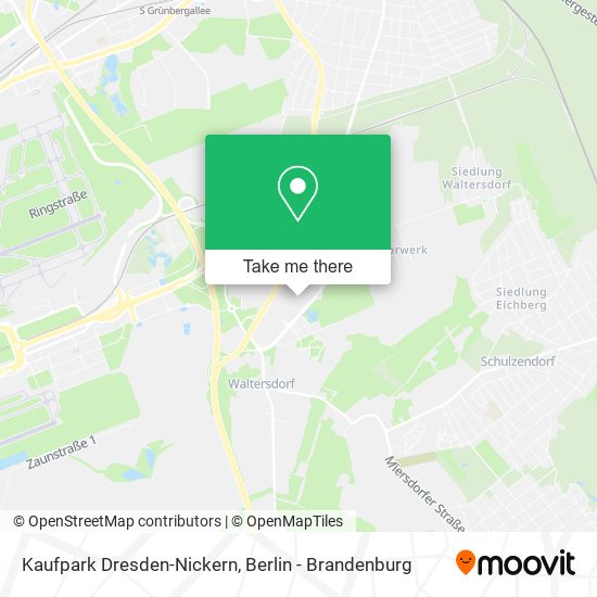 Карта Kaufpark Dresden-Nickern