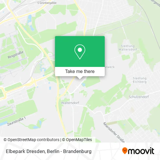 Elbepark Dresden map