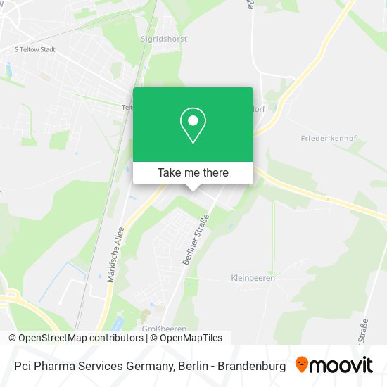 Pci Pharma Services Germany map