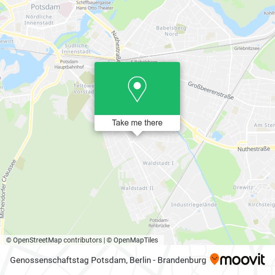 Карта Genossenschaftstag Potsdam