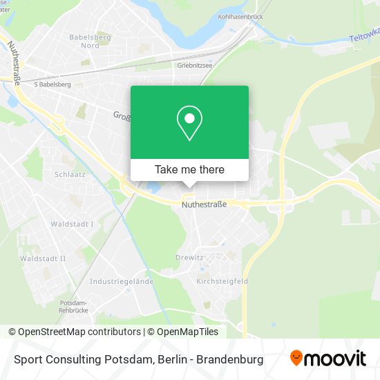 Sport Consulting Potsdam map