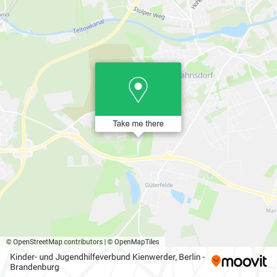 Карта Kinder- und Jugendhilfeverbund Kienwerder