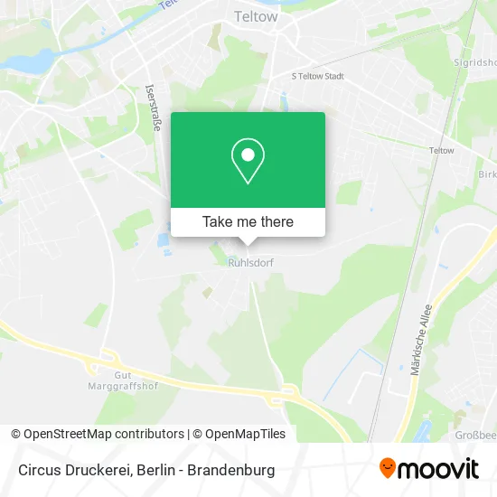 Карта Circus Druckerei