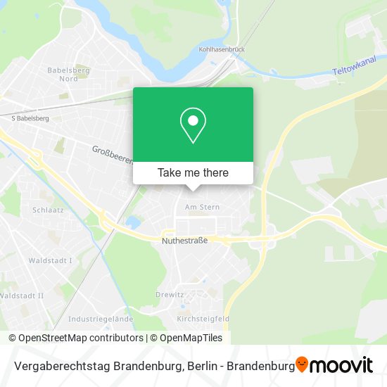 Vergaberechtstag Brandenburg map