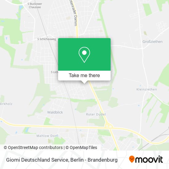 Карта Giomi Deutschland Service